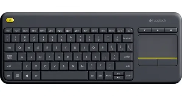 Logitech K400+ Dark / Bezdrátová klávesnice s touchpadem / CH layout / 2.4 GHz (920-007133)