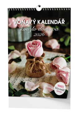 Nástěnný voňavý kalendář 2026 Baloušek - Kouzlo domova