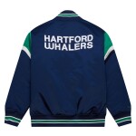 Mitchell Ness Pánská Bunda Hartford Whalers NHL Heavyweight Satin Jacket Velikost: