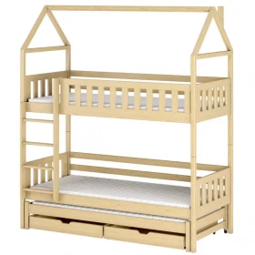 Posteľ Domček Iga 90x200 pine