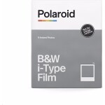 Polaroid Originals i-Type BW / Fotopapír 8 listů / rozměr 10,7 x 8,8 cm / lesklý / určen pro instantní fotoaparáty (006001)