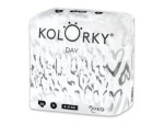 KOLORKY DAY jednorázové eko plenky srdce - S (3-6 kg) , 25 ks