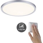 Paulmann 92907 Whirl LED vestavné svítidlo, LED, pevně vestavěné LED, 4.9 W, hliník (kartáčovaný), saténová, sada 3 ks