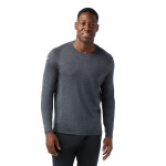 Pánské merino tričko s dlouhým rukávem SMARTWOOL Men's Active Ultralite Long Sleeve, Charcoal Heather velikost: XXL