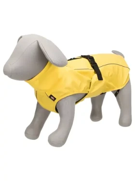 TRIXIE Pláštěnka VIMY žlutá L 55 cm / Pro psy / Polyester / Voděodolná / Nastavitelný popruh (G14-67976)