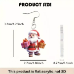 Dovoz Náušnice Santa s dárkem