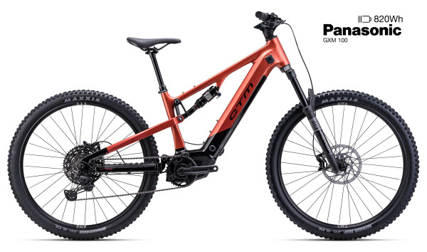 CTM AREON GX PRO 29", barva černá/matná cihlová, baterie 820Wh/22,8Ah, model 2026, rám S - ZDARMA dopravné, seřízení, odborná montáž a dárkový poukaz na nákup příslušenství! (Záruka nejlepší ceny. Nalezli jste někde lepší cenu? Napište nám a zkusíme...