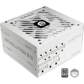 ENERMAX Revolution III S 1000W bílá / Zdroj / ATX 3.1 / 80PLUS Gold / plně modulární / 12+4pin (ERV1000P-AHP-W)