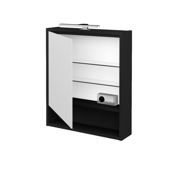 Dřevojas - Jednodveřová galerka FOCUS GAOE 60 - L03 Antracit vysoký lesk / Levé 283308