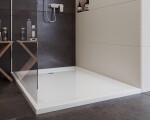 CERSANIT - Sprchová zástěna WALK-IN MILLE 90X200, chrom, průhledné sklo S161-006