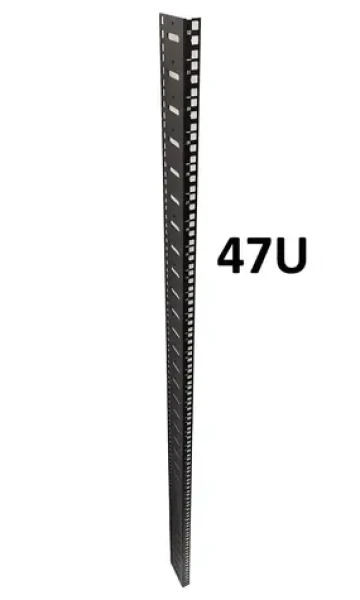XtendLan ECO 47U černá / Vertikální montážní lišta / pro racky šíře 480 mm / 47U (VLISTAF47B ECO)