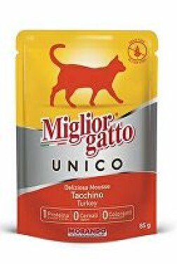 Miglior Cane Unico kapsička pro kočky krůtí 85g