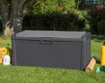 TOOMAX SANTORINI PLUS zahradní plastový úložný box 550 L - grafit