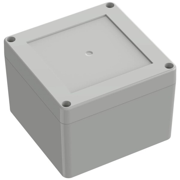 TRU COMPONENTS TC-10860536 univerzální pouzdro 104.80 x 104.80 x 74.70 polykarbonát světle šedá 1 ks