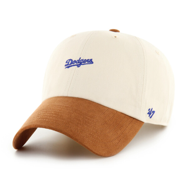 47 Brand Pánská kšiltovka Los Angeles Dodgers MLB Script Suede Visor 47 Clean Up