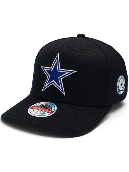 Mitchell & Ness Pánská kšiltovka Dallas Cowboys NFL Black Out Sidepatch Classic Red Stretch-Snap