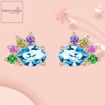 Náušnice Swarovski Elements Marisol, Barevná/více barev