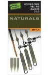 Fox Montáž Edges Naturals Copper-Core Heli Rig Leaders 3ks