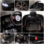 Mamido Elektrické autíčko Cabrio F4 černé
