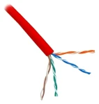 Planet Elite kabel UTP Cat5e červený / Instalační kabel / licna / 4pár / bez stínění / balení 305 m (KAB-UTP5E-L-PVC-RED)