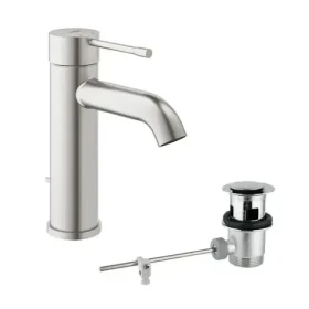 Grohe - Páková umyvadlová baterie s výpustí, supersteel (23589DC1)