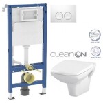 GEBERIT DuofixBasic bílým tlačítkem DELTA21 WC CERSANIT CLEANON CARINA SEDÁTKO 458.103.00.1 21BI CA2