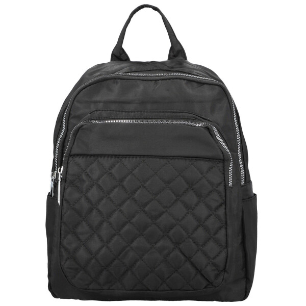 Stylový dámský textilní batoh Dinara, černý