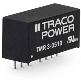 TracoPower TMR 3-4813 DC/DC měnič napětí do DPS 48 V/DC 15 V/DC 200 mA 3 W Počet výstupů: 1 x Obsah 10 ks