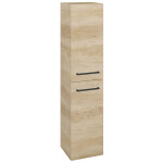 Dřevojas - Vysoká skříň s košem na prádlo DOS SVD2K 35 - D15 Nebraska / Úchytka T06 / D15 Nebraska / Pravé 210618HP