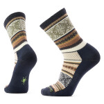 SMARTWOOL Everyday Cozy Fair Isle Sweater Crew Soc, Charcoal (vzorek) velikost: L