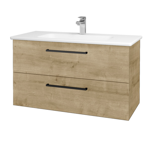 Dřevojas - Umyvadlová skříňka GIO SZZ2 100 - D09 Arlington / Úchytka T06 / D09 Arlington 129811H