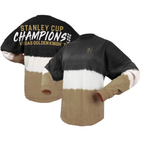 Fanatics Dámské tričko Vegas Golden Knights 2023 Stanley Cup Champions Ombre Long Sleeve Velikost:
