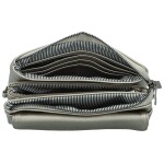 Trendy dámská crossbody kabelka Santiana new, stříbrná