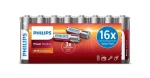 Philips baterie PowerLife Alkaline LR6P16F/10 AA - 16 ks (8712581632502)