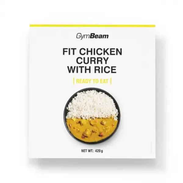 FIT Kuřecí kari s rýží Ready to eat - GymBeam (420 g) (74371-1-420g)