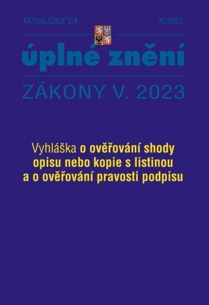 Aktualizace V/4 2023 Obecní úřady