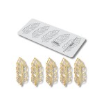 Dortisimo Silikonová forma Pírka 7,5 x 3 cm