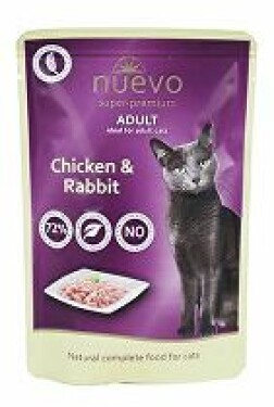 Nuevo kočka kapsa Adult Kuře a Králík 85g
