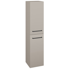 Dřevojas - Vysoká skříň s košem na prádlo DOS SVD2K 35 - N07 Stone / Úchytka T06 / N07 Stone / Pravé 210953HP