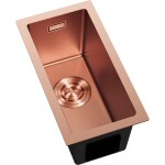 MEXEN - Trixo ocelový dřez 1-bowl 230 x 440 mm, měď HC 6411221000-65HC