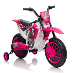 Mamido Dětská elektrická motorka XMX616 růžová | EVA kola | 12V 7Ah