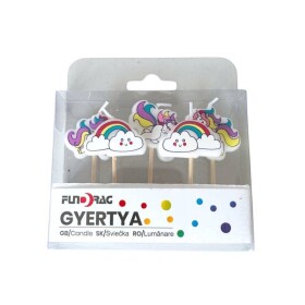 Dortisimo Svíčky Jednorožci a duhy (5 ks)
