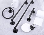 Tutumi - Držák na toaletní papír 332869A BLACK REA-06925