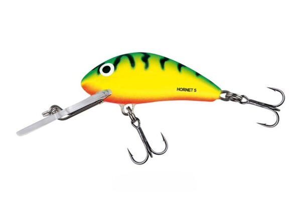 Salmo Wobler Hornet Floating Holographic Green Tiger - 4cm 3,1g,Salmo Wobler Hornet Floating Holographic Green Tiger - 4cm 3,1g