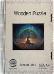 Dřevěné puzzle/Strom života I A4 - Emitex