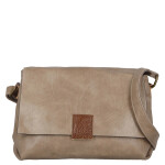 Trendy dámská crossbody kabelka Simba, šedo-béžová