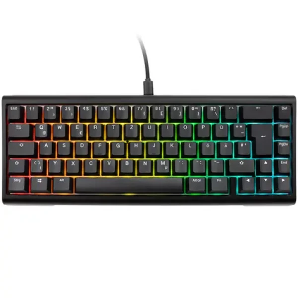 Ducky Tinker 65 Cherry MX-Brown černá / herní klávesnice / podsvícená / mechanikcá / drátová USB-C / DE (PKTI2367IST-CBDEPDOECLAAW1)