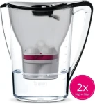 BWT Penguin MEI černá / Filtrační konvice / 2,7 l / hořčíkový mineralizér / 2 filtry v balení (100002131710)