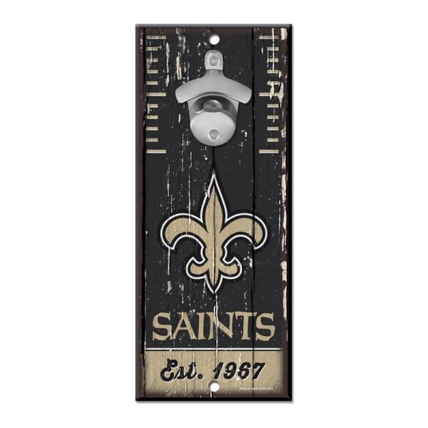 Cedule New Orleans Saints NFL s otvírákem
