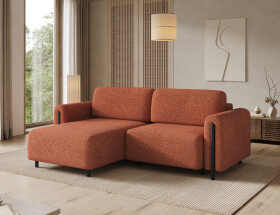 Sedací souprava Acossta Provedení: Levá varianta, Nožičky: Černé, látka: Jaffray 30